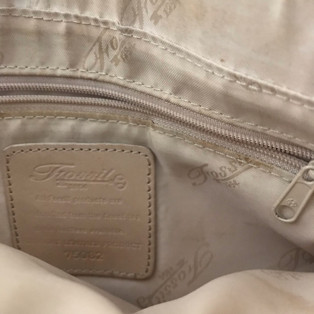 Vintage Fossil leather shoulder/crossbody bag - Picture 9 of 9